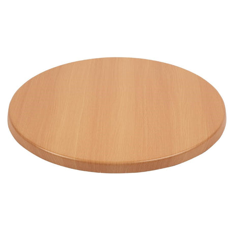 Bolero Pre-drilled Round Table Top 600mm JD Catering Equipment Solutions Ltd