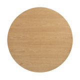 Bolero Pre-drilled Round Table Top Natural Ash Veneer 600mm JD Catering Equipment Solutions Ltd