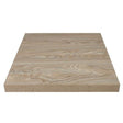 Bolero Pre-drilled Square Table Top Antique Natural 600mm JD Catering Equipment Solutions Ltd