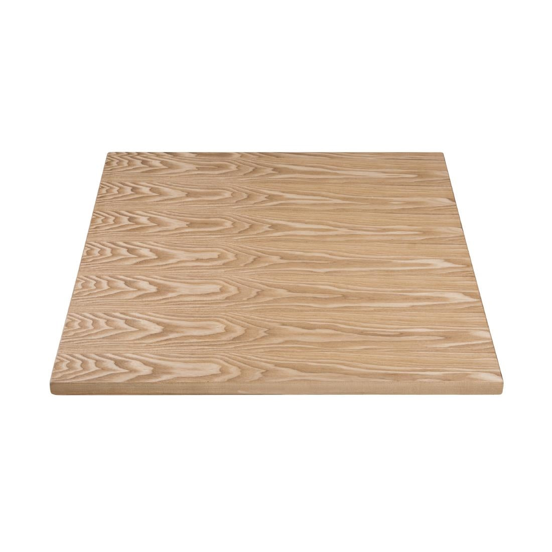 Bolero Pre-drilled Square Table Top Natural Ash Veneer 700mm JD Catering Equipment Solutions Ltd