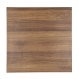 Bolero Pre-drilled Square Table Top Rustic Oak 600mm JD Catering Equipment Solutions Ltd