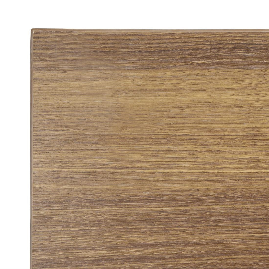 Bolero Pre-drilled Square Table Top Rustic Oak 600mm JD Catering Equipment Solutions Ltd