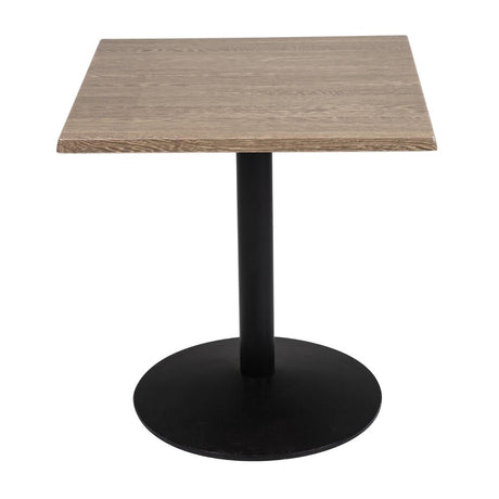 Bolero Pre-drilled Square Table Top Wenge Grain 700mm JD Catering Equipment Solutions Ltd