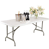 Bolero Rectangular Centre Folding Table White (Single) JD Catering Equipment Solutions Ltd