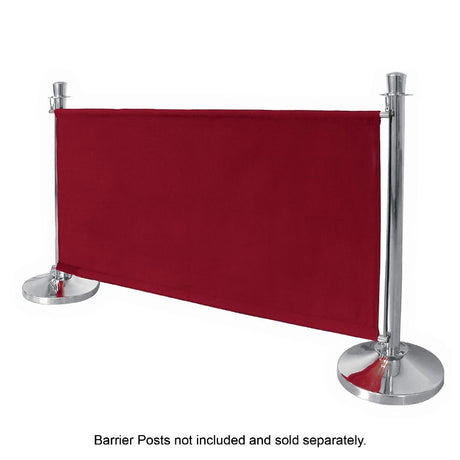 Bolero Red Canvas Barrier JD Catering Equipment Solutions Ltd