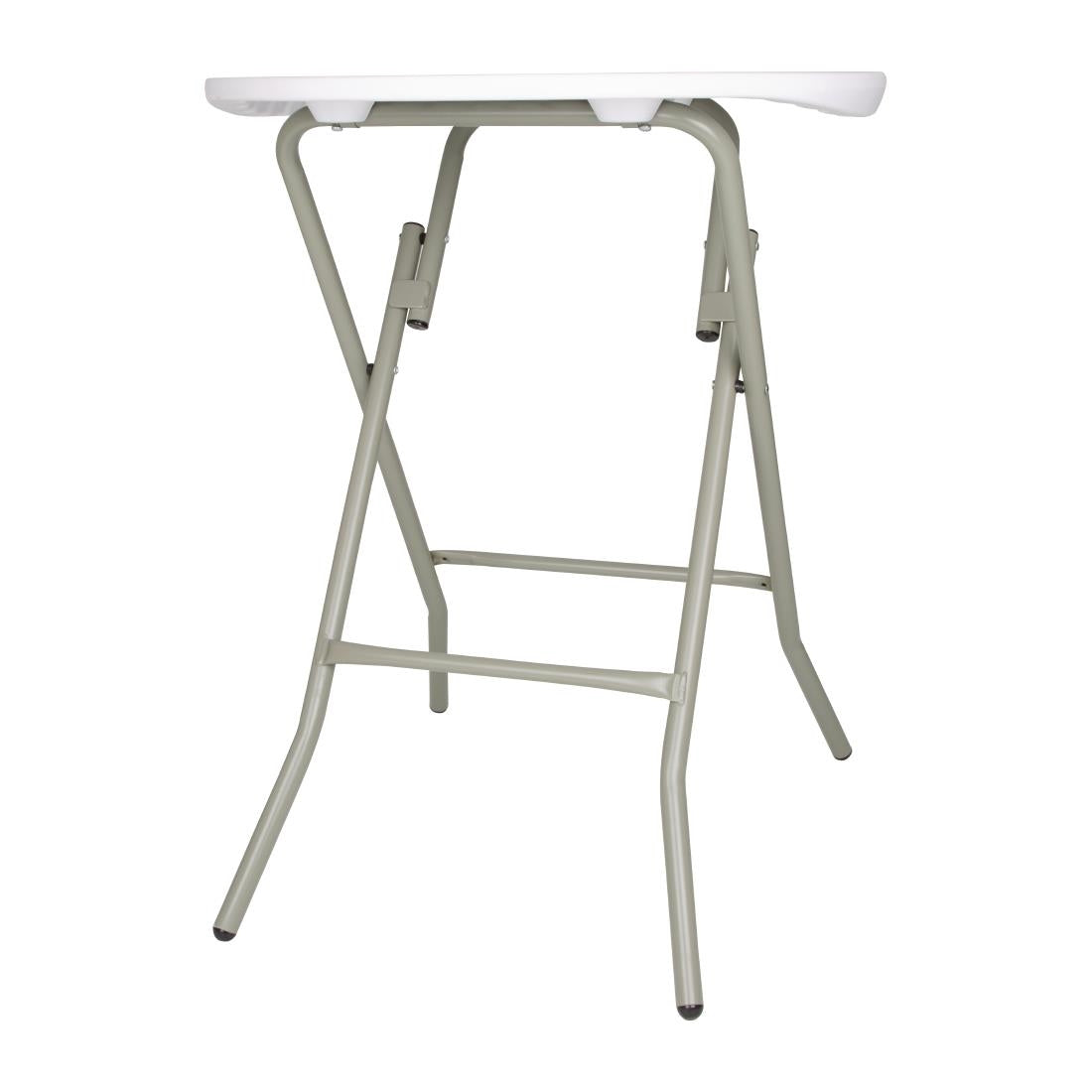 Bolero Round Folding Table White 600mm (Single) JD Catering Equipment Solutions Ltd