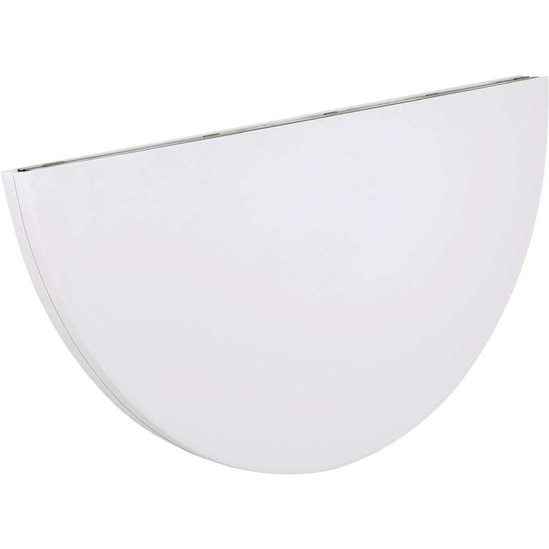 Bolero Round PE Centre Folding Table White 6ft (Single) JD Catering Equipment Solutions Ltd