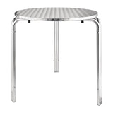 Bolero Round Stainless Steel Bistro Table 700mm (Single) JD Catering Equipment Solutions Ltd