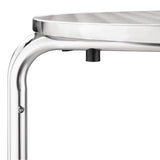 Bolero Round Stainless Steel Bistro Table 700mm (Single) JD Catering Equipment Solutions Ltd