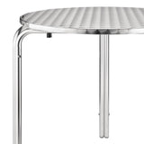 Bolero Round Stainless Steel Bistro Table 700mm (Single) JD Catering Equipment Solutions Ltd