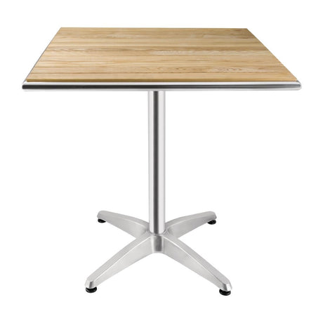 Bolero Square Ash Top Bistro Table 700mm (Single) JD Catering Equipment Solutions Ltd