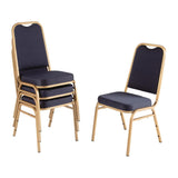 Bolero Square Back Banquet Chairs (Pack of 4) JD Catering Equipment Solutions Ltd