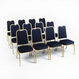 Bolero Square Back Banquet Chairs (Pack of 4) JD Catering Equipment Solutions Ltd