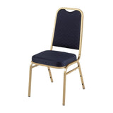 Bolero Square Back Banquet Chairs (Pack of 4) JD Catering Equipment Solutions Ltd