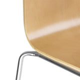 Bolero Square Back Sidechair (Natural Finish) (Pack 4) GR342 JD Catering Equipment Solutions Ltd