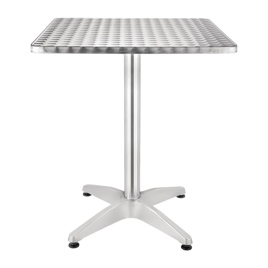 Bolero Square Bistro Table Stainless Steel 600mm JD Catering Equipment Solutions Ltd