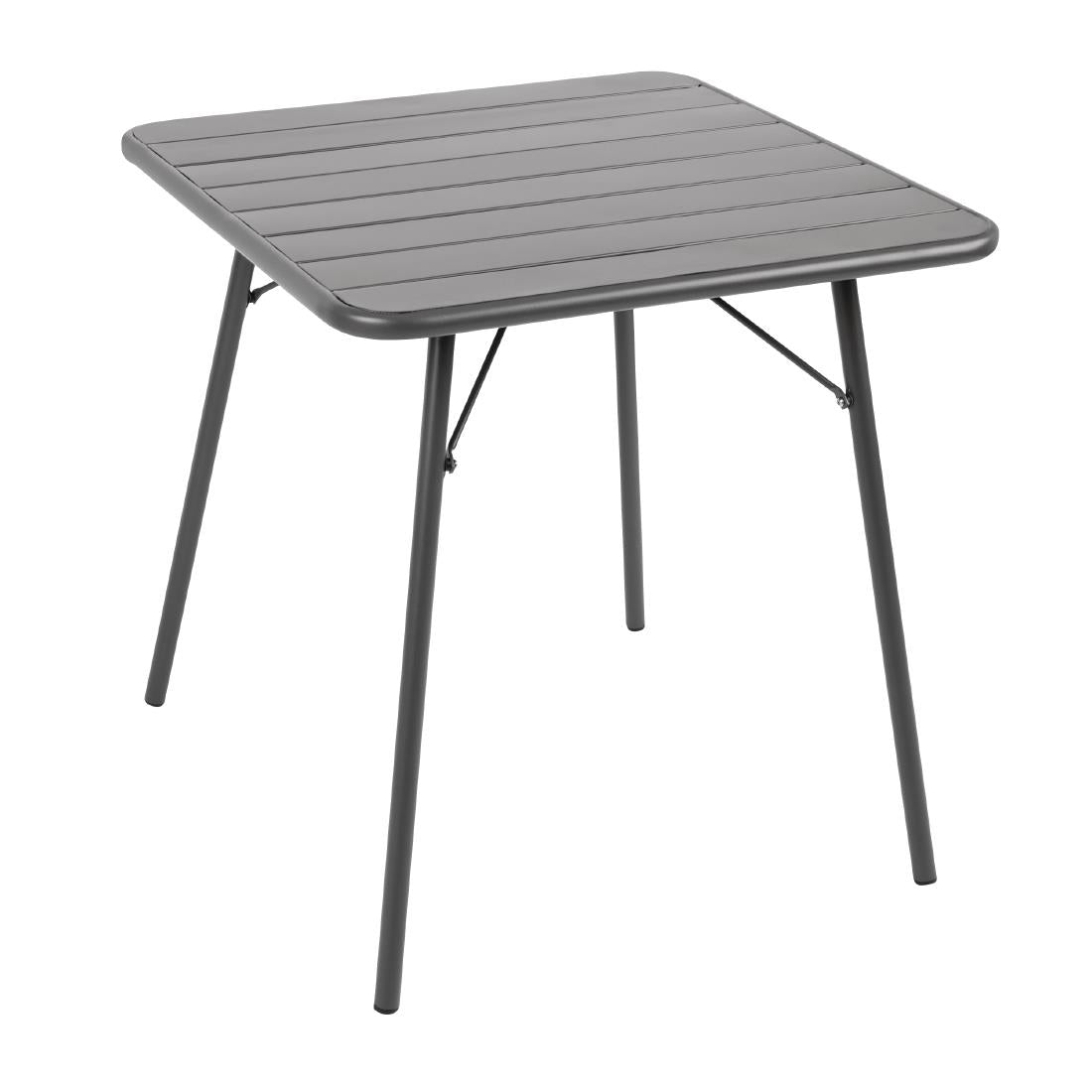 Bolero Square Slatted Steel Table 700mm JD Catering Equipment Solutions Ltd