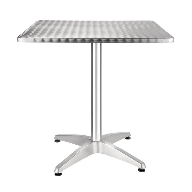 Bolero Square Stainless Steel Bistro Table 700mm (Single) JD Catering Equipment Solutions Ltd