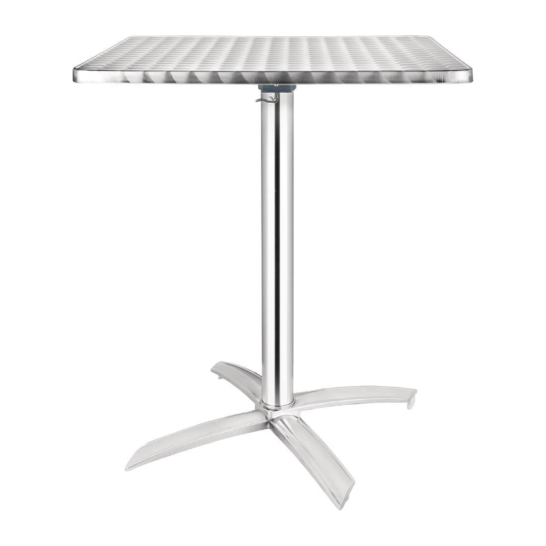 Bolero Square Stainless Steel Flip Top Table 600mm (Single) JD Catering Equipment Solutions Ltd