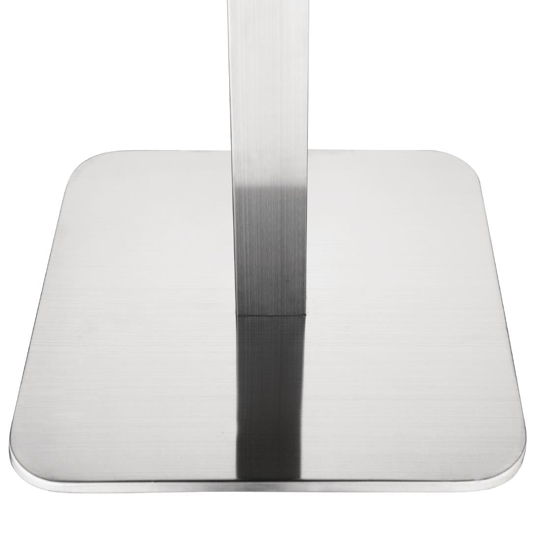 Bolero Square Stainless Steel Table Base JD Catering Equipment Solutions Ltd