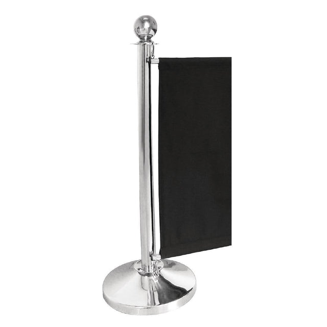 Bolero Stainless Steel Ball Top Barrier Post JD Catering Equipment Solutions Ltd