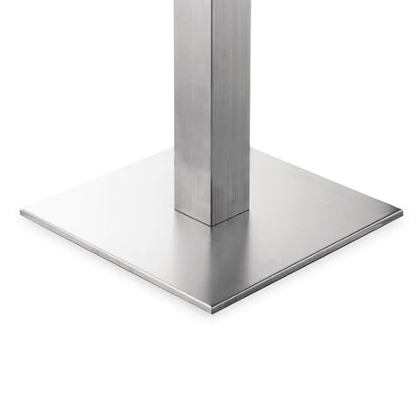 Bolero Stainless Steel Square Table Base JD Catering Equipment Solutions Ltd