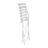 Bolero Steel Pavement StyleFolding Chairs Grey (Pack of 2) JD Catering Equipment Solutions Ltd