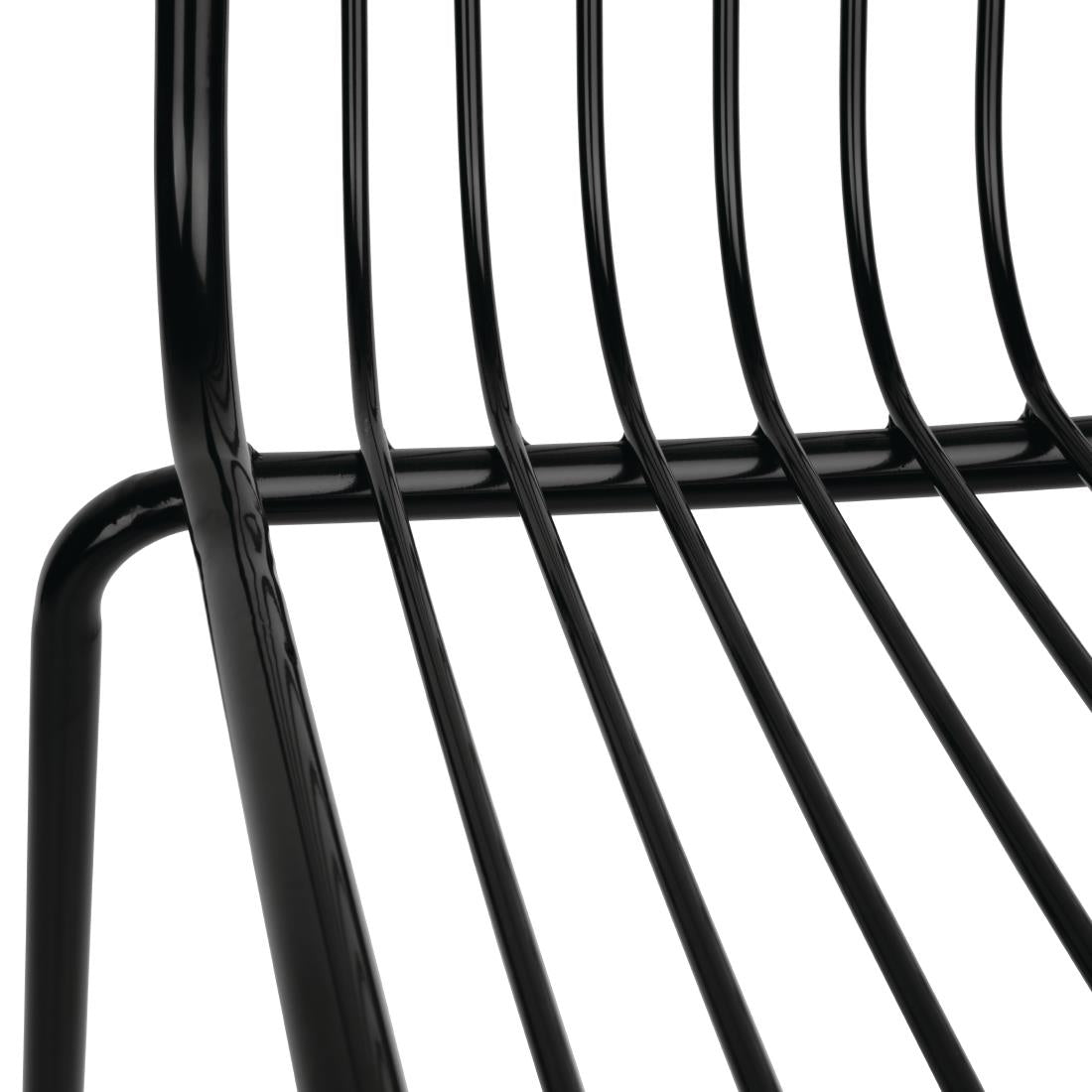 Bolero Steel Wire Dining Chairs (Pack of 4) FB874 JD Catering Equipment Solutions Ltd