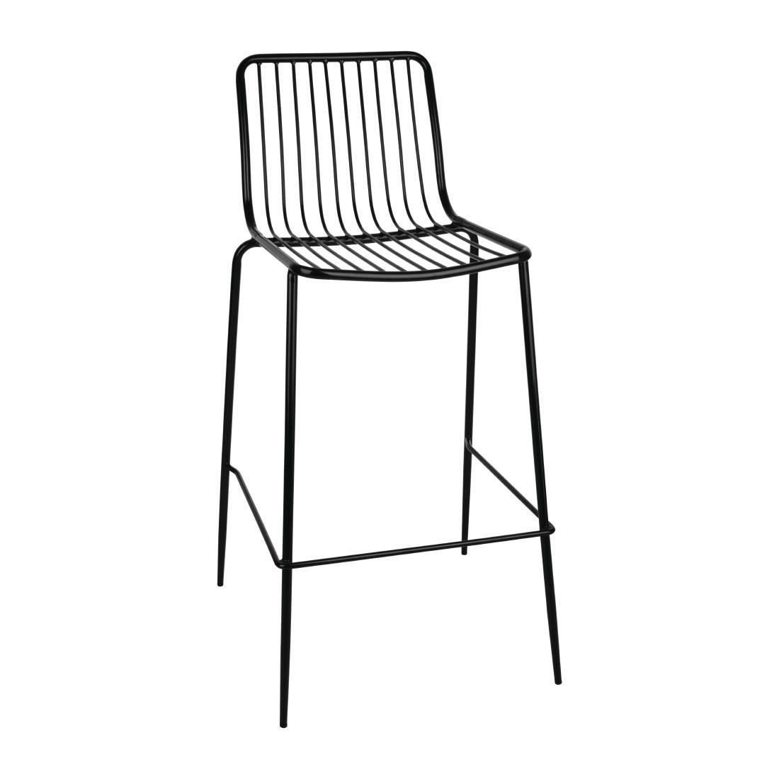 Bolero Steel Wire High Stools (Pack of 4) JD Catering Equipment Solutions Ltd