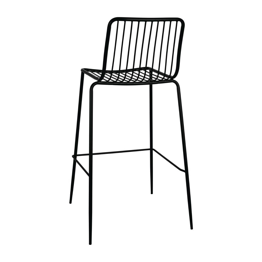 Bolero Steel Wire High Stools (Pack of 4) JD Catering Equipment Solutions Ltd