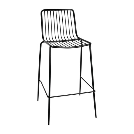 Bolero Steel Wire High Stools (Pack of 4) JD Catering Equipment Solutions Ltd