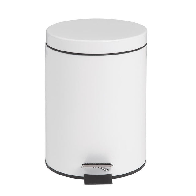 Bolero White Pedal Bin JD Catering Equipment Solutions Ltd