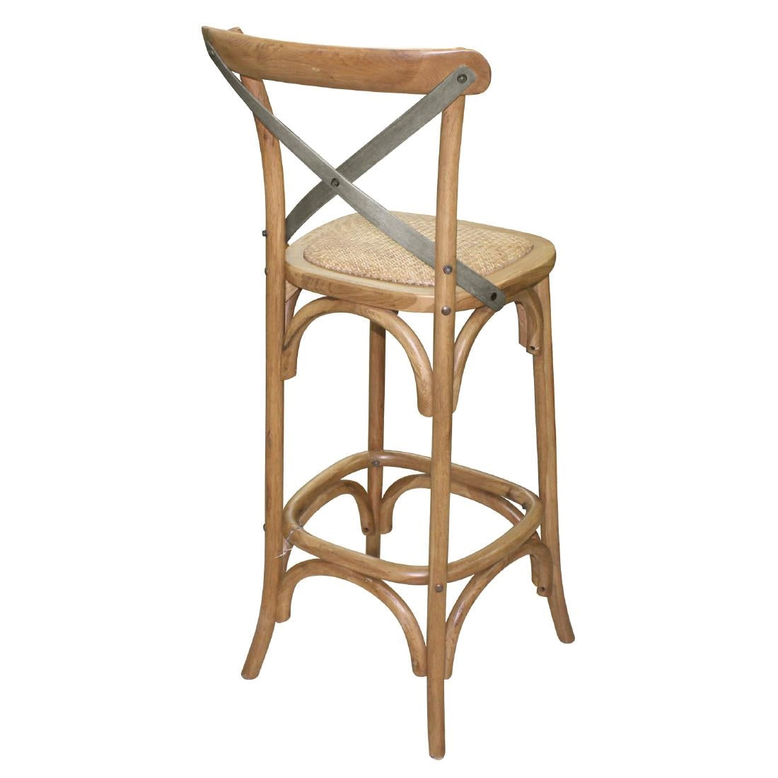 Bolero Wooden Barstool with Backrest JD Catering Equipment Solutions Ltd