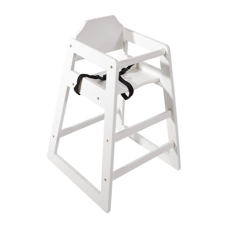 Bolero Wooden Highchair (Antique White) JD Catering Equipment Solutions Ltd