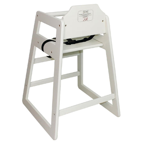 Bolero Wooden Highchair (Antique White) JD Catering Equipment Solutions Ltd