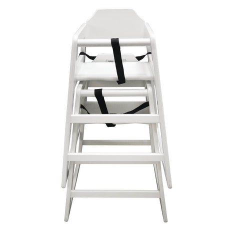 Bolero Wooden Highchair (Antique White) JD Catering Equipment Solutions Ltd