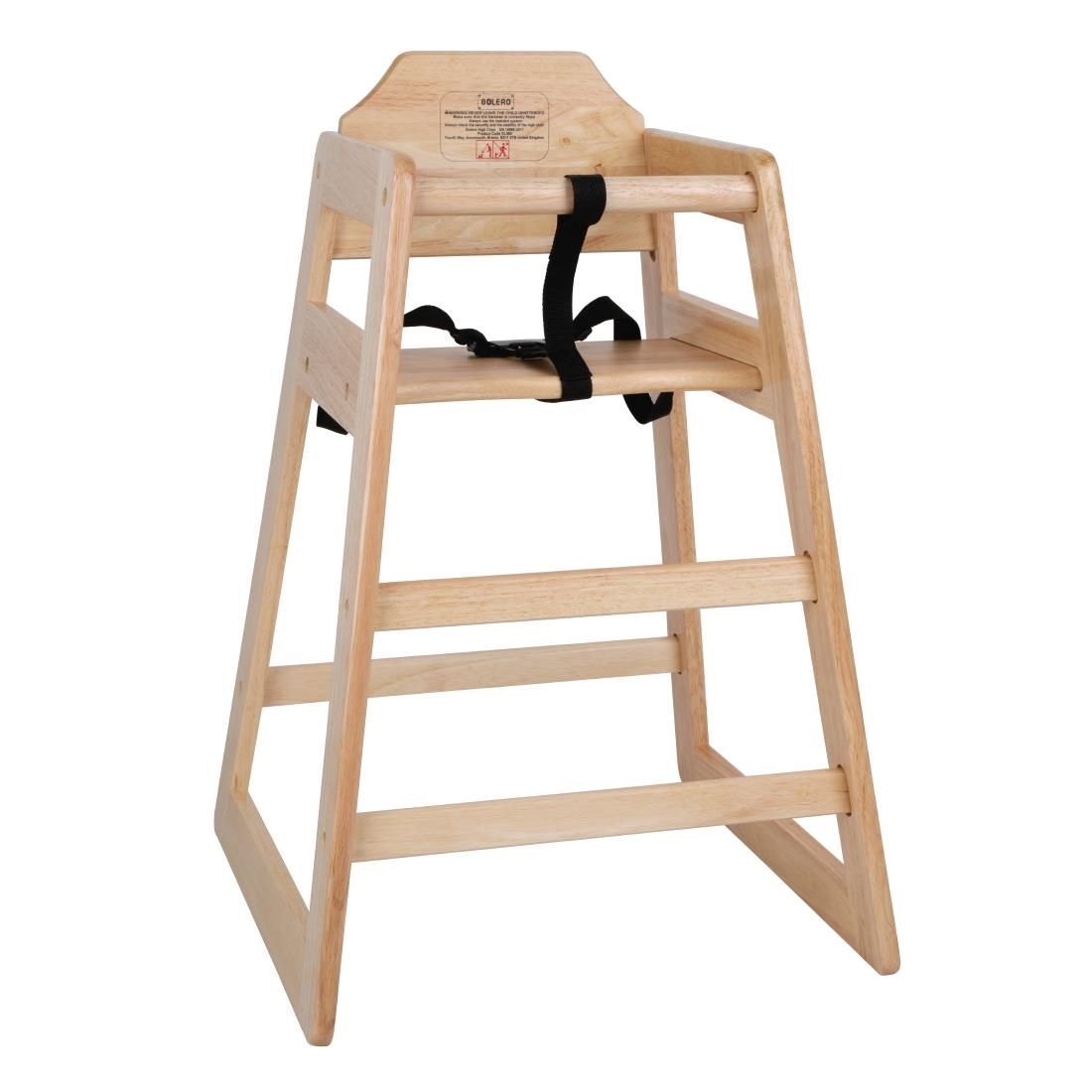 Bolero Wooden Highchair JD Catering Equipment Solutions Ltd