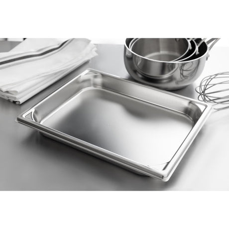 Bourgeat Stainless Steel 1/1 Gastronorm Pan 40mm JD Catering Equipment Solutions Ltd