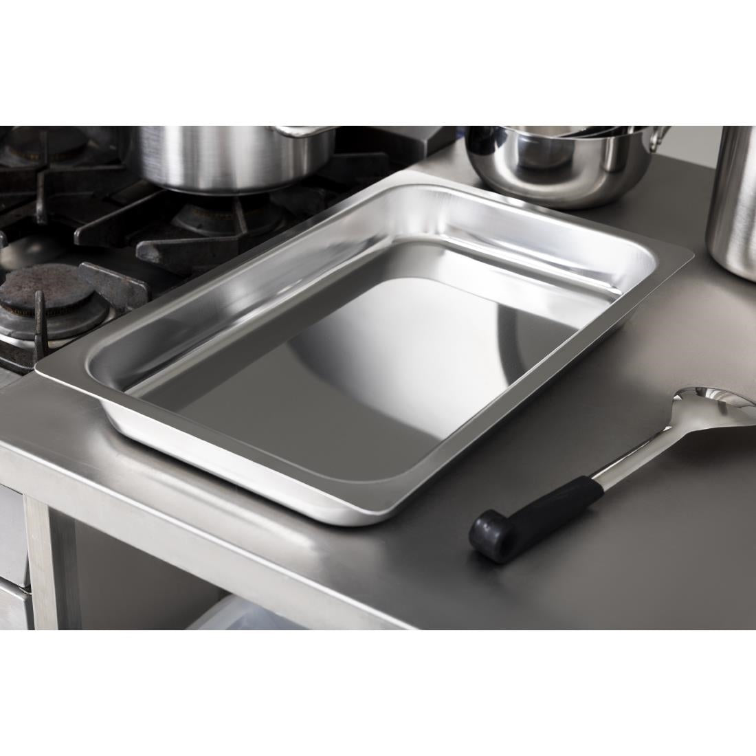 Bourgeat Stainless Steel 1/1 Gastronorm Roasting Dish 55mm JD Catering Equipment Solutions Ltd