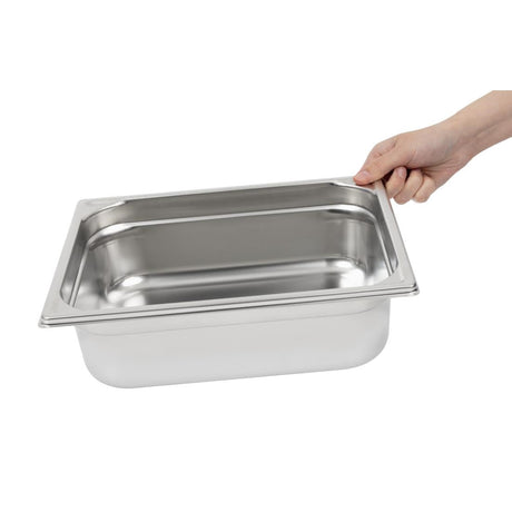 Bourgeat Stainless Steel 1/2 Gastronorm Pan 100mm JD Catering Equipment Solutions Ltd