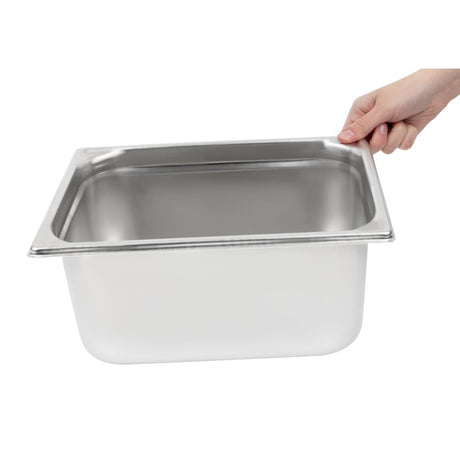 Bourgeat Stainless Steel 1/2 Gastronorm Pan 150mm JD Catering Equipment Solutions Ltd