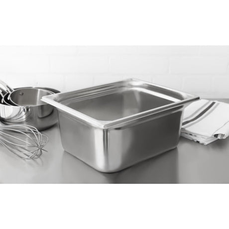 Bourgeat Stainless Steel 1/2 Gastronorm Pan 150mm JD Catering Equipment Solutions Ltd