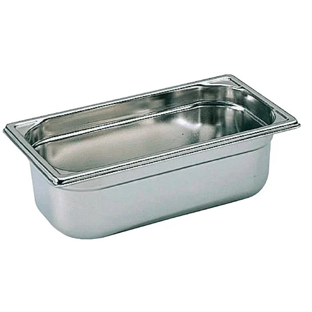 Bourgeat Stainless Steel 1/3 Gastronorm Pan 100mm JD Catering Equipment Solutions Ltd