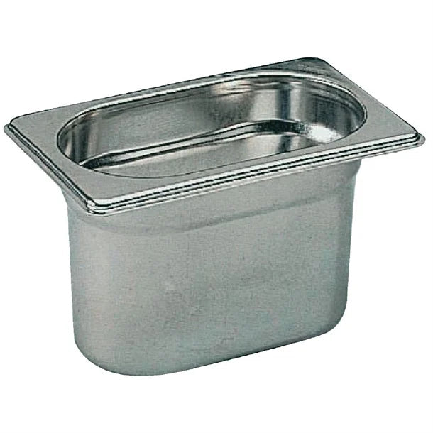 Bourgeat Stainless Steel 1/9 Gastronorm Pan 65mm JD Catering Equipment Solutions Ltd