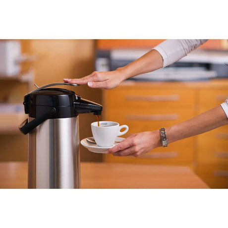 U900 Bravilor Furento 2.2Ltr Pump Action Stainless Steel Airpot - JD Catering Equipment Solutions Ltd