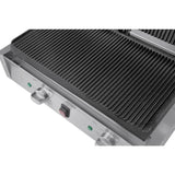 Buffalo Bistro Double Ribbed Contact Grill JD Catering Equipment Solutions Ltd