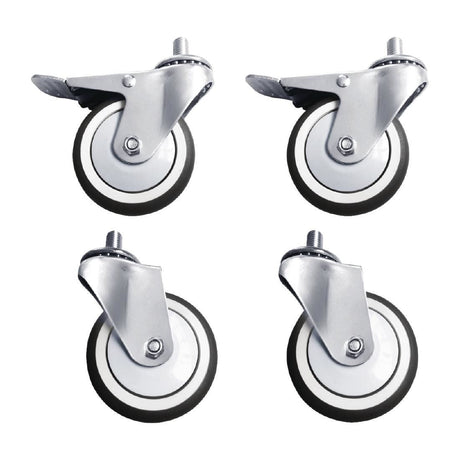 Buffalo Complete Castors (set 4) JD Catering Equipment Solutions Ltd