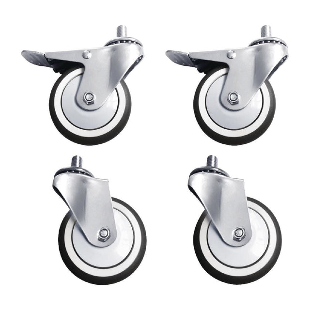 Buffalo Complete Castors (set 4) JD Catering Equipment Solutions Ltd