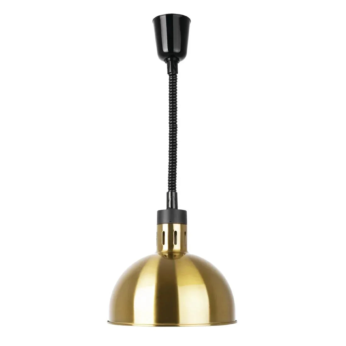 DY462 Buffalo Retractable Dome Heat Shade Pale Gold Finish - JD Catering Equipment Solutions Ltd