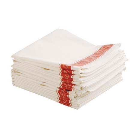 Bulk Buy Glass Cloths (E910) (Pack of 50) JD Catering Equipment Solutions Ltd